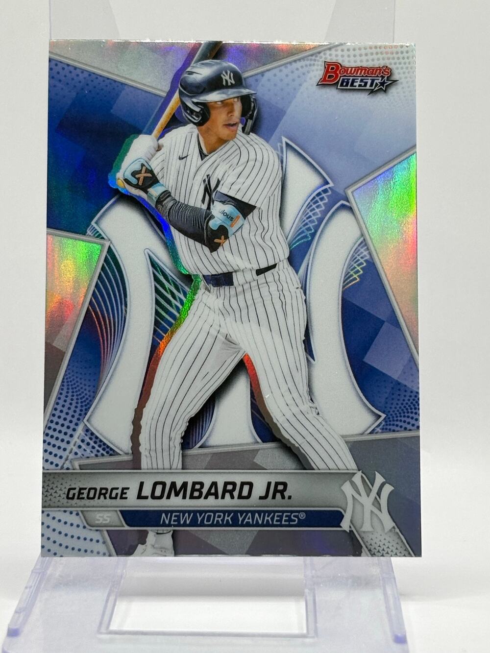 2025 Bowman's Best George Lombard Jr. Top Prospects Refractor New York Yankees